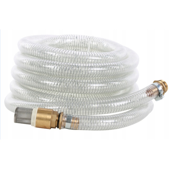 Krysiak 7m 1" szívótömlő, sárgaréz csatlakozókkal, időjárásálló