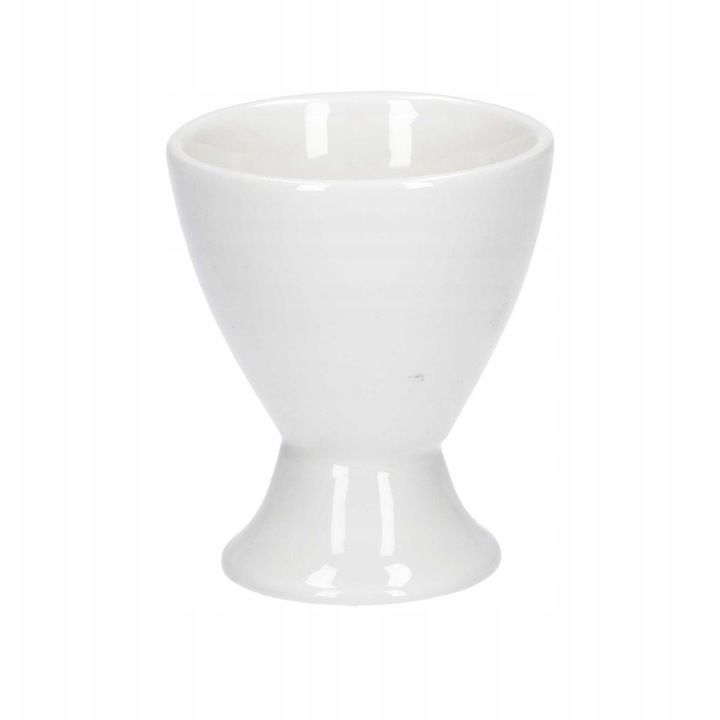 Set de 6 kieliszkow pentru oua, Porcellana Bianca, colectia Uova, alb