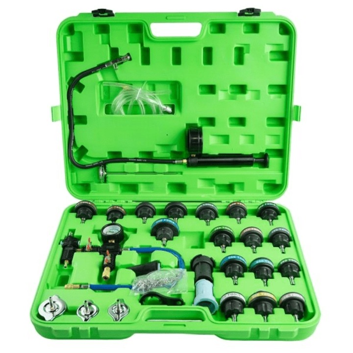 Kit 28 piese pentru testarea presiunii si umplerea sistemului de racire DS1838