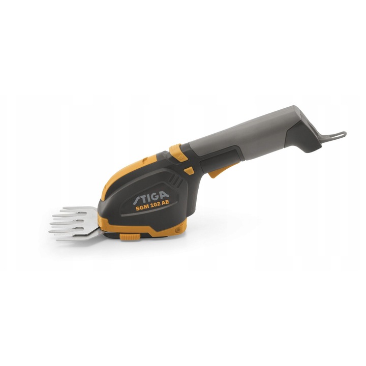 Stiga SGM 102 AE elektromos szegélynyíró, akkumulátoros, 18cm, 10cm, szett 2,5 Ah akkumulátorral és töltővel