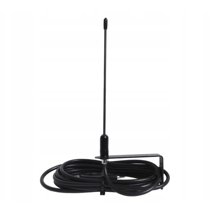 Antenna 433Mhz, szett, hatótávolság növeléséhez, 3m koaxiális kábel, egyszerű szerelés, 7cm magasság