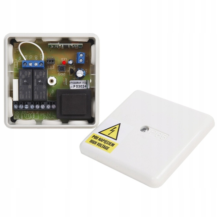 Rádióvevő 3 csatornás ST100HR-3KG, 230VAC, 433,92MHz, 87x87x39mm