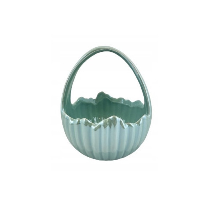 Ghiveci set, Ewax, skorupka menta, 18x15x15cm