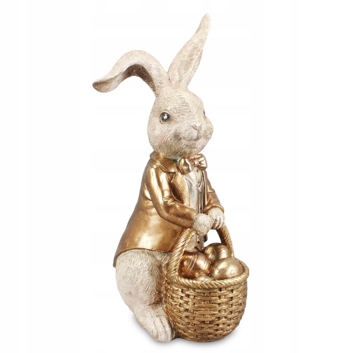 Figurina decorativa Zlota, Artpol, 51,5x27,5 cm, eleganta, decorare Paste