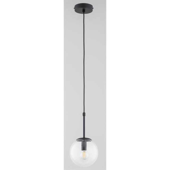 Lampa suspendata, Alfa, 1xE14, neagra, 15x90cm