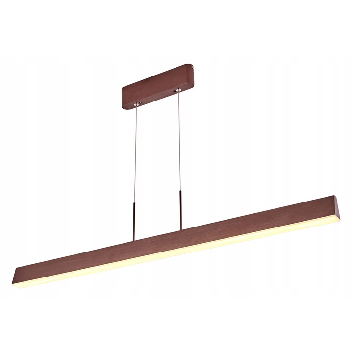 Lustra Candellux Coconut LED 100x8cm, 28W, 4000K, brown