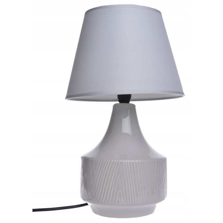 Lampa ceramica, Ewax, 21,5x21,5x36cm, bej
