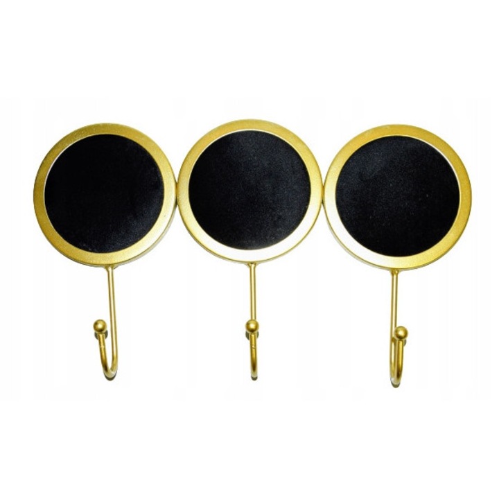 Haczyk metalic potrojnic, Ewax, negru, 31,5x18,5x4cm