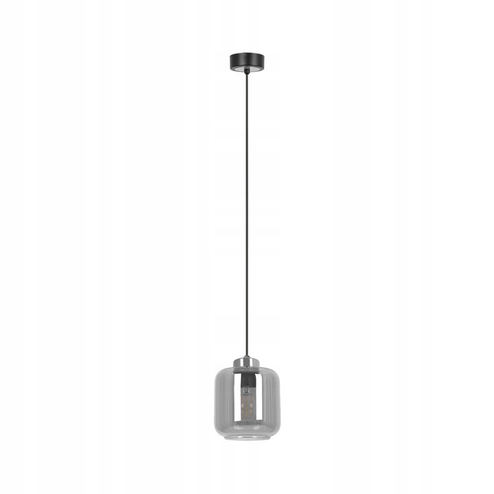 Lampa Suspendata PIEGA, grafit, 1xE27, 80x14x14cm