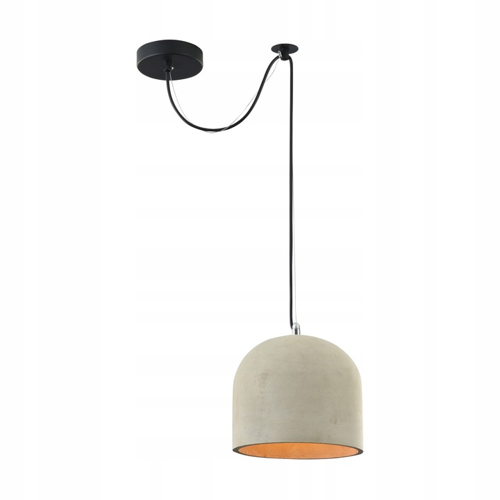 Lustra suspendata Maytoni, beton, 20cm, bej, negru, 40W