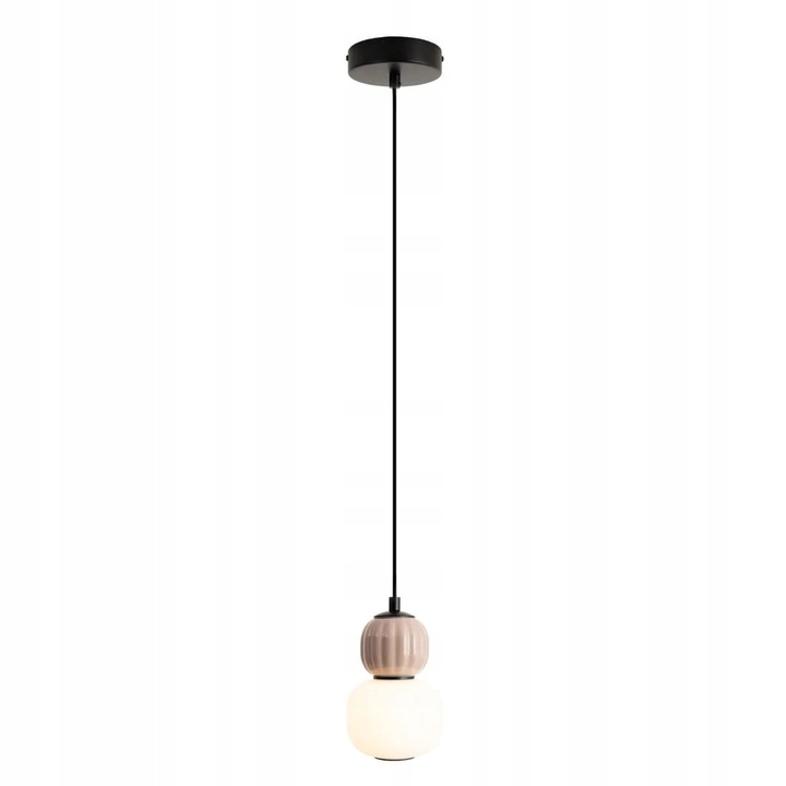 Lustra Maxlight MODERN LED 5W, neagra si maro, sticla, 149cm