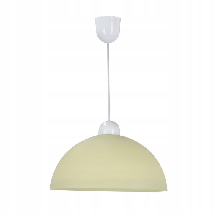 Lustra Candellux Vanilia 1-punct E27 22cm crem, sticla, 60W