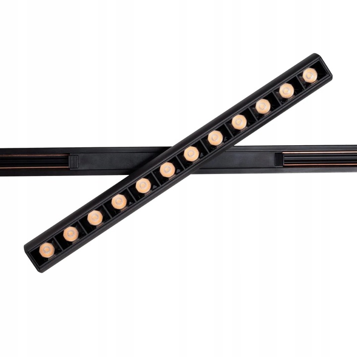 Spot LED Maxlight 12W 3000K rotativ, negru