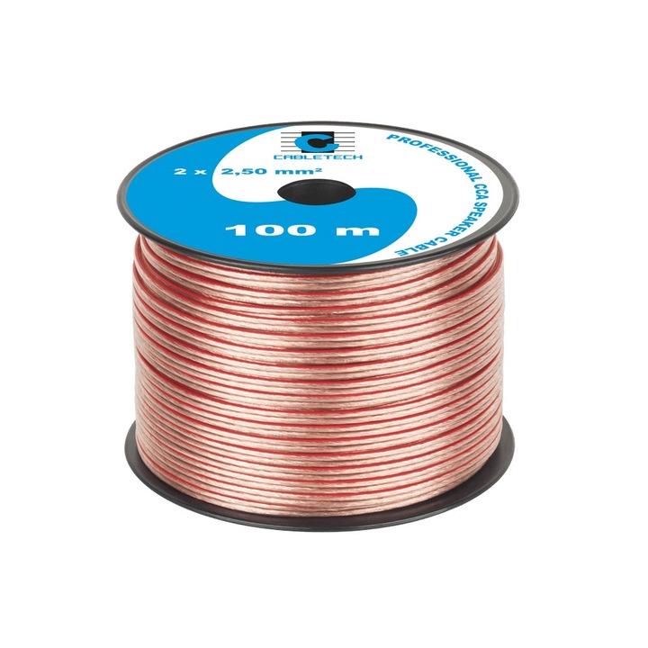 Kábel 2x2.5mm CCA, Cabletech, 1m
