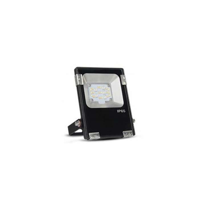Proiector LED Halogen 10W RGB+CCT Miboxer IP65, 900 Lumen, 107x32x166mm, pentru interior si exterior