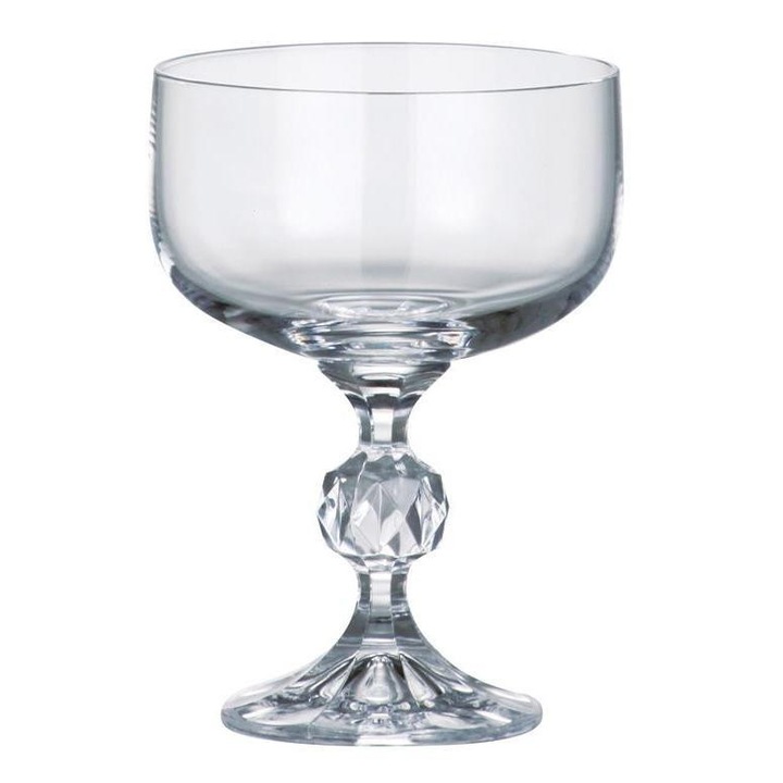 6 db pezsgőspohár készlet 200ml Bohemia, kristály