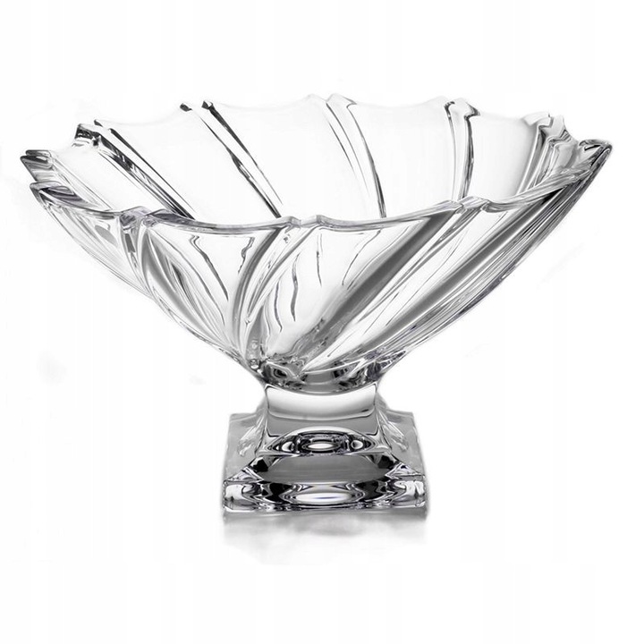 Bol cristal Bohemia Ponti, 310mm, design elegant, transparent