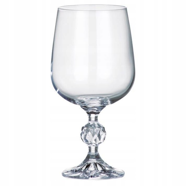 6 db 340 ml-es Sterna Bohemia kristálypohár készlet, átlátszó