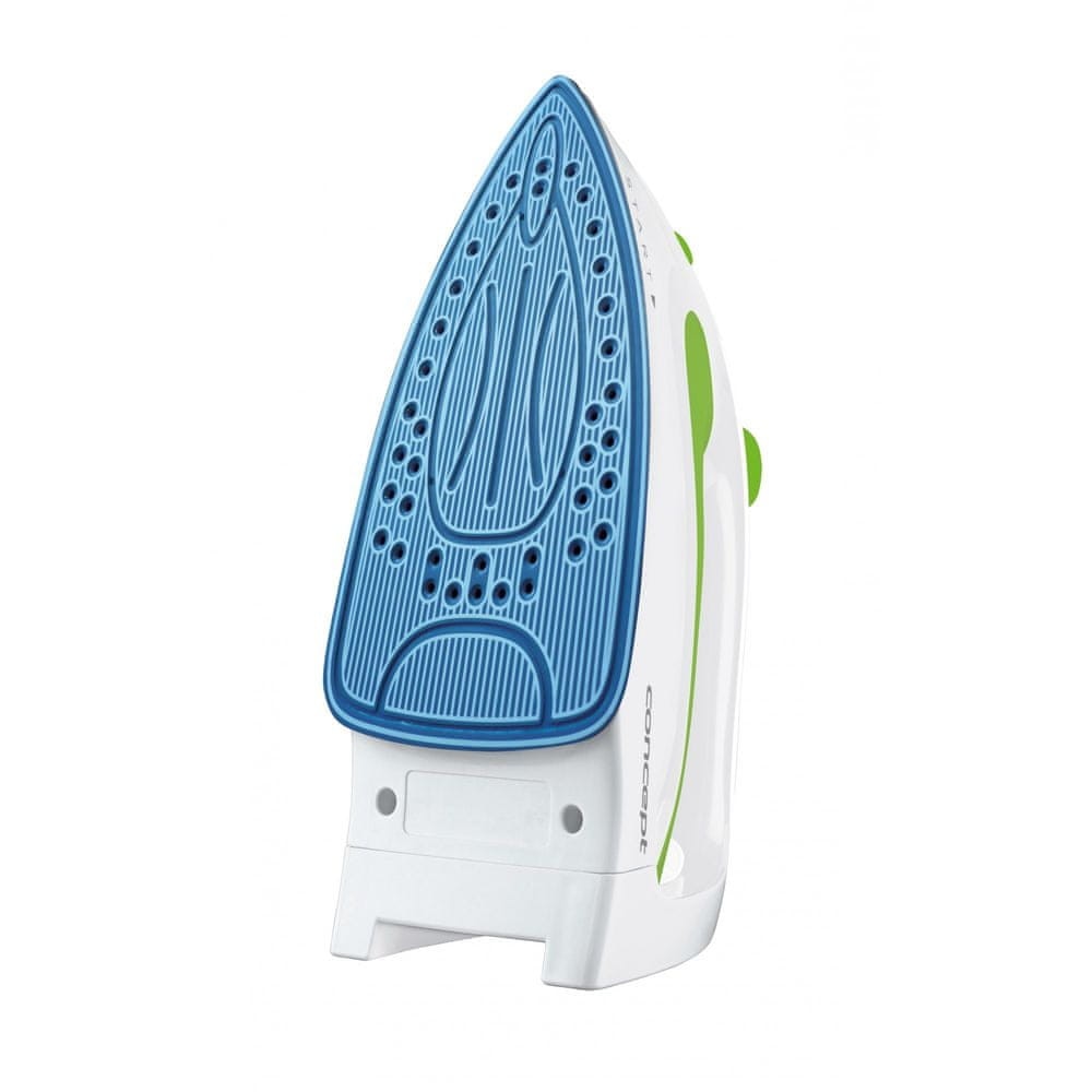 Fier de calcat cu abur Concept ZN-8012, ceramica, 2200W, alb-verde, 240ml