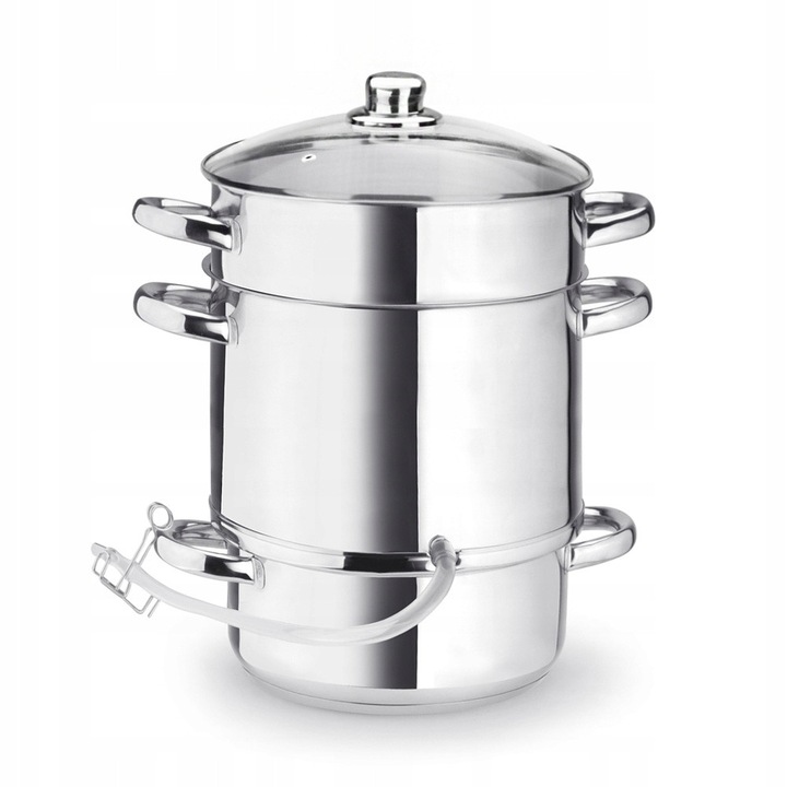 Storcator abur Biowin 8l inox 32,5cm