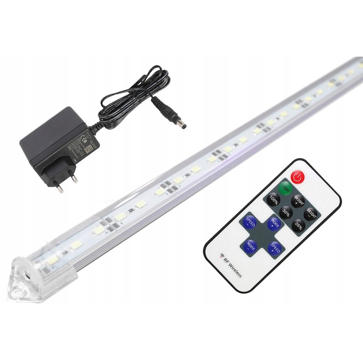 LED осветление под шкаф, AQUALED, 20см, 4W, студено бяло, с дистанционно управление