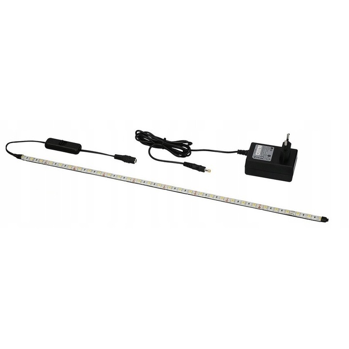 Lista LED AQUALED 70cm, 42 diode, IP65, negru/bel, set
