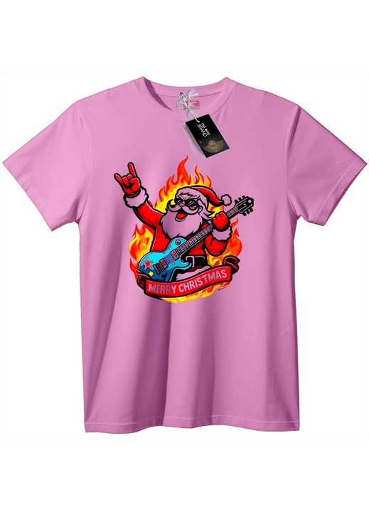 Tricou cu Moș Crăciun rock, Rose Polemic