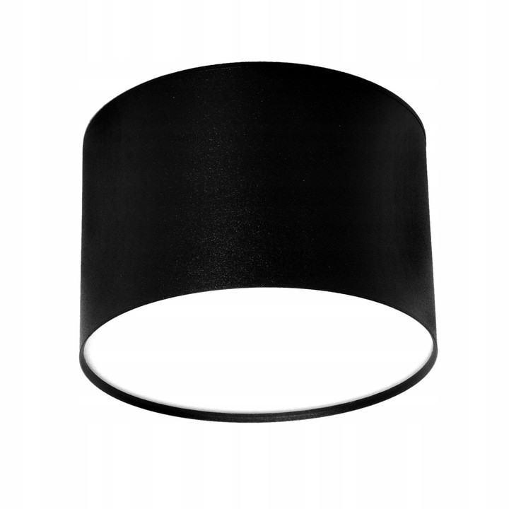 Plafoniera LED PZE-MKL907, 9W, CCT 3000K-6000K, neagra, IP54