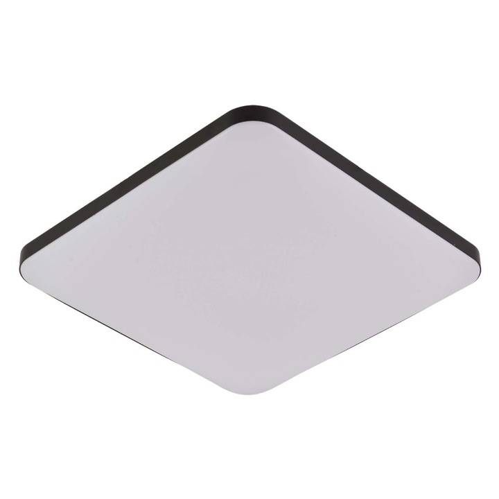 Plafon Light Prestige négyzet 33x6.5cm fekete 18W 4000K