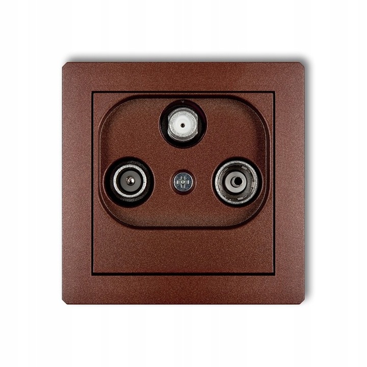 Priza RTV-SAT finala, Karlik, DECO, 10 culori disponibile, IP 20