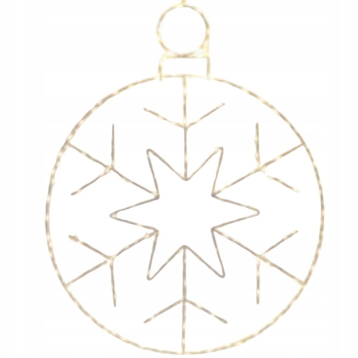 Figurine si decoratiuni Craciun, Koopman, decoratiune luminoasa cu 250 LED, timer, pentru fereastra