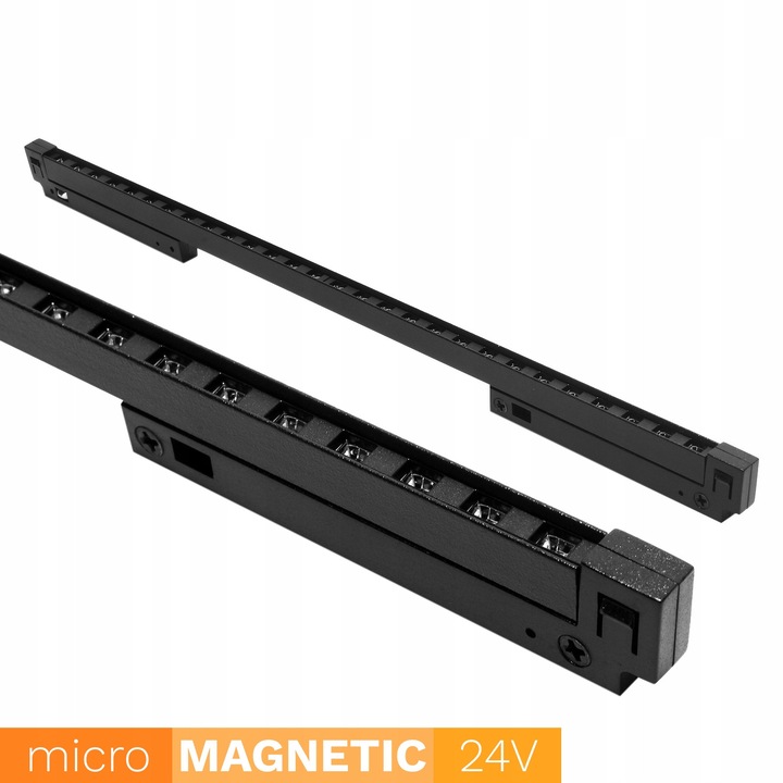 Syntron UN5-12T 9W 3000K fekete LED lámpa, spot világítás, dimmelhető, méretek 21,6x0,5x1,5cm