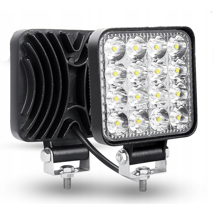 LED Projektorok 48W, 2 db-os szett, alumínium talp, IP67, 10-30V