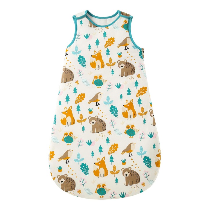 Sac de dormit pentru bebelusi, 0-6 luni, 2,5 Tog, multicolor, dimensiune S