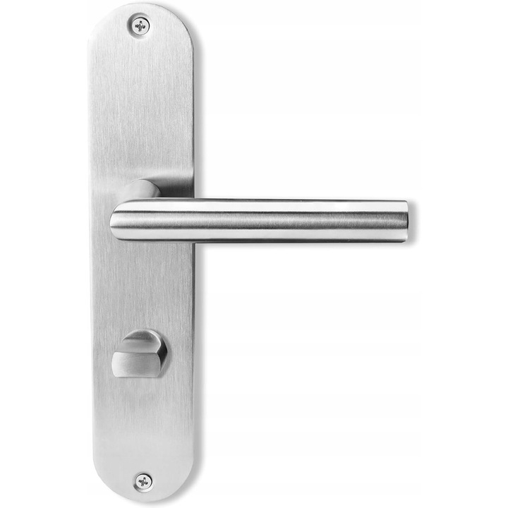 Set 2 Klamke pentru Usile de Baie din Otel Inoxidabil, 15,9mm, 8mm