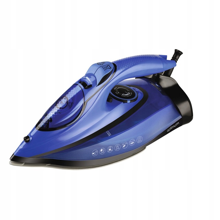 Fier de calcat cu abur Optimum, 3100W, talpa ceramica, functie anti-calc, 320ml