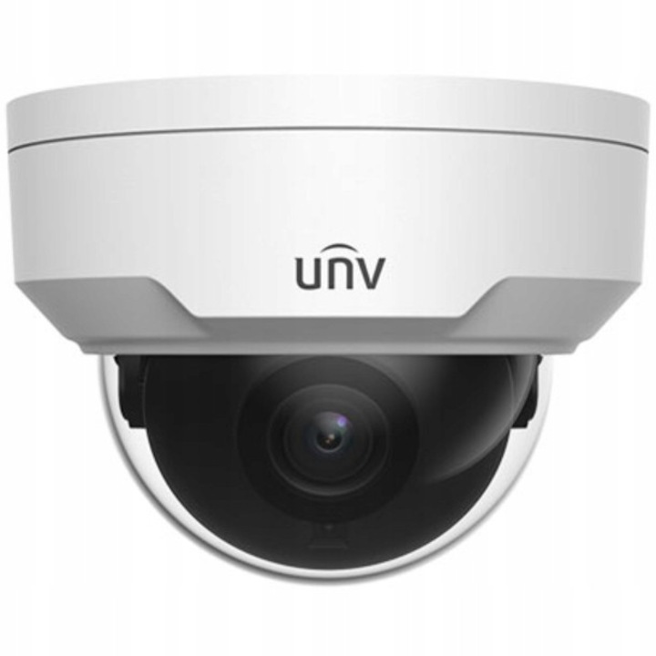 Camera de supraveghere IP Uniview IPC324LE-DSF28K-G 4Mpx, rezistenta IK10 si IP67, tehnologie EasyStar, 3-osi regulare