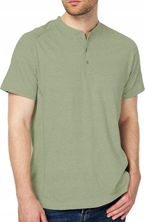 Tricou barbati, verde, bumbac, M INTL