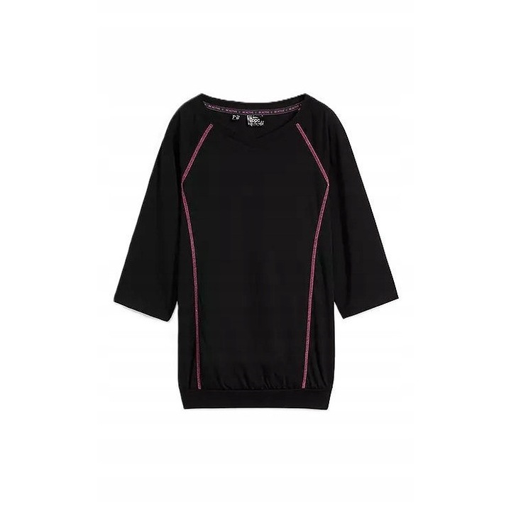 Tricou sport dama Bonprix, elastic, negru, 36-38 EU