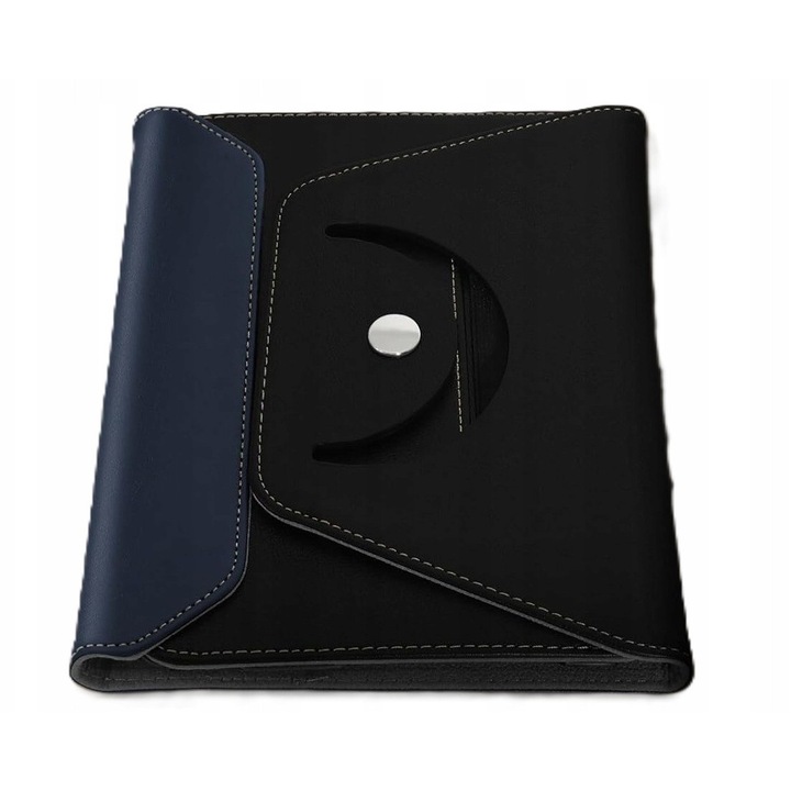 Husa tableta pentru iPad Pro 12,9" (2022/2021/2020), cu maner, neagra