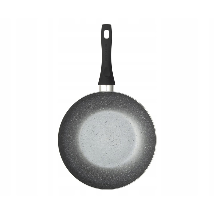 Tigaie adanca din aluminiu Progress Go Healthy 28cm, antiaderenta, pentru plite inductie, maner bakelit