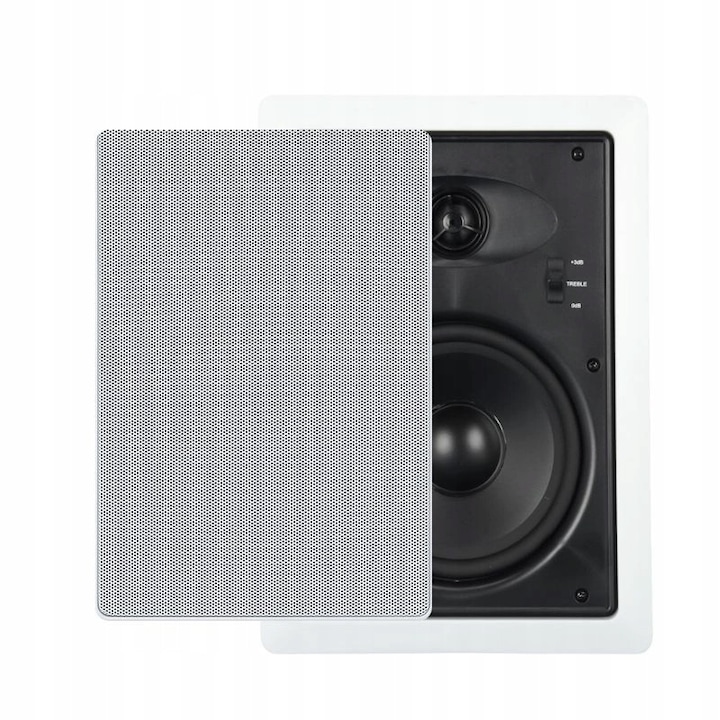 Difuzor pasiv incastrat Audioport NHTHW49179944, 6,5", 60W, 8 Ω, pentru montaj in perete/tavan, alb