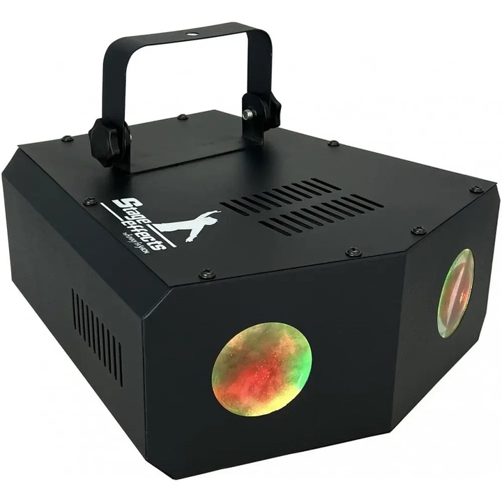 Reflektor LED RGB Moonflower DMX, 29x28x12cm, 20W, többféle effekt, kompakt