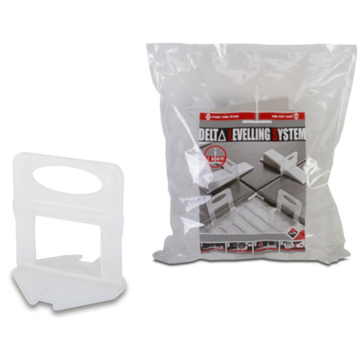 Banda de nivelare RUBI DELTA 100szt, 1.5-3mm, 11-20mm, 30x30mm si mai mult