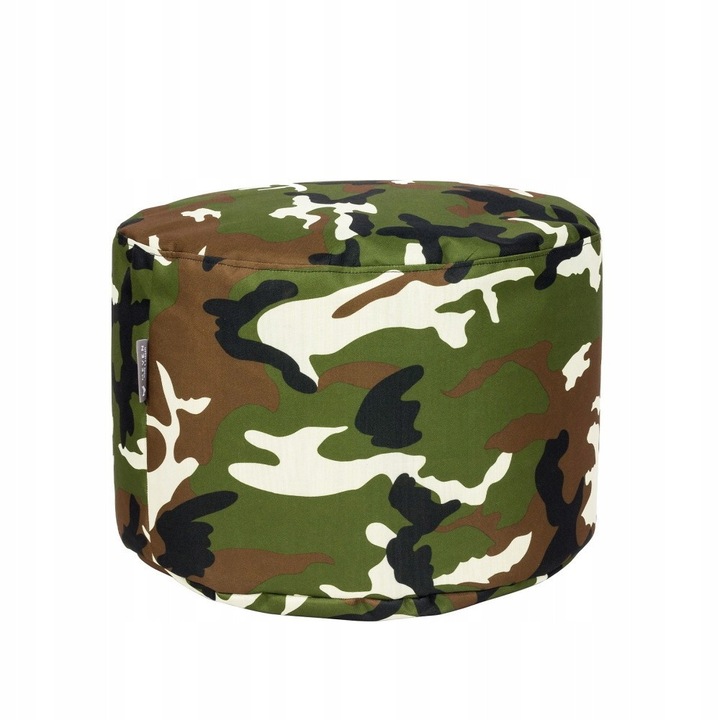 Puf C-LINDER, Meven, 55x30cm, moro, material codura, rezistent la apa