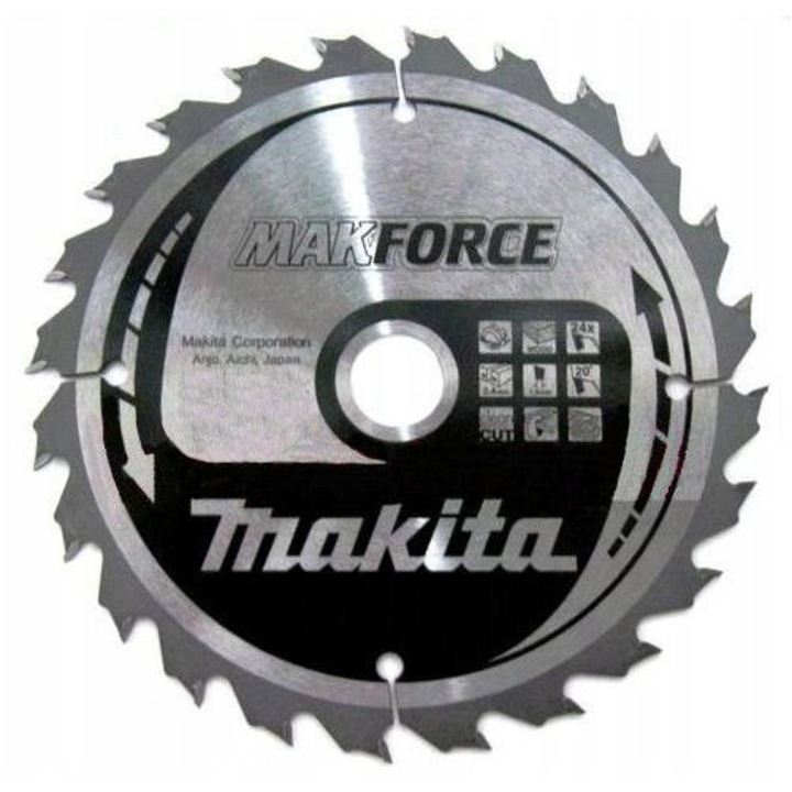 Disc de taiere Makita 210x30mm 40 dinti pentru lemn