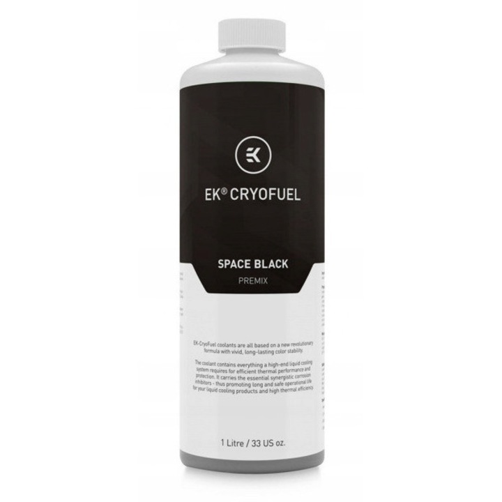 EK-CryoFuel Space Black hűtőfolyadék, premix 1000ml, korrózióvédelem, fekete