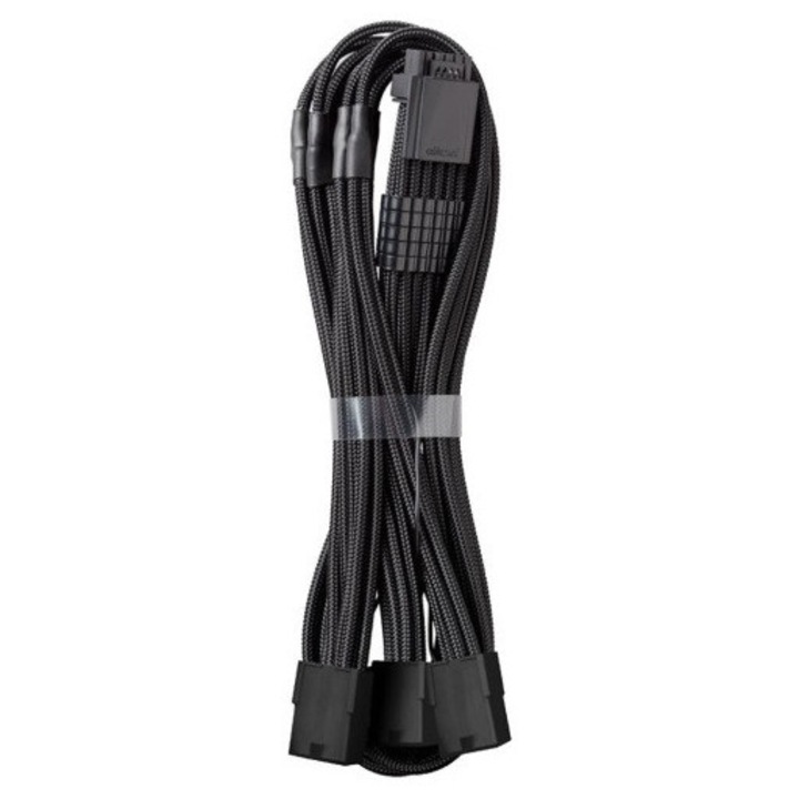 Cablu CableMod Pro ModMesh 12VHPWR 16-pin la 3x PCI-e 8-pin, 45cm, negru