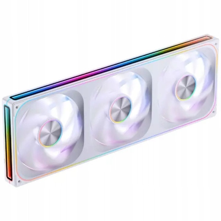 Set Ventilatoare PC Jonsbo ZA-420, 3x140mm, Alb, PWM ARGB