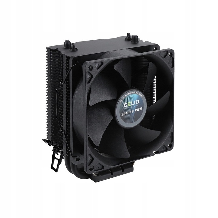 Gelid BlackFrore processzorhűtő, 92x92x25mm, 900-2000 RPM, szett hőpasztával és rögzítő készlettel